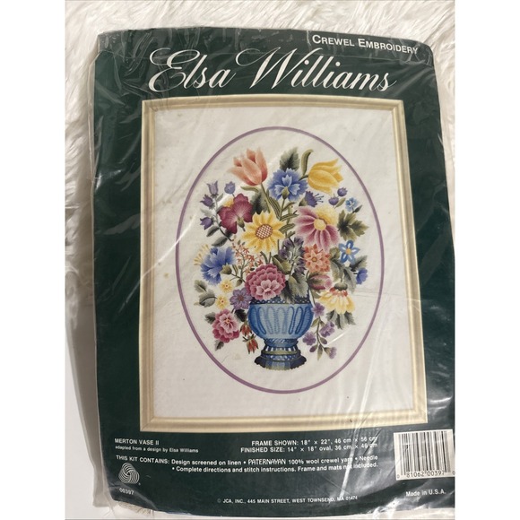 Destash Needle Craft Cross Stitch Lot Opened Packages Hoop Floss Patterns Box B - Picture 4 of 9